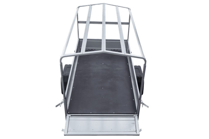 Remorque automobile Garden Trailer 200 KIPP 200 x 106 cm avec bâche haute, arceau et roue jockey PTAC 500 kg