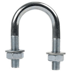 Boulon en U rond M10 avec écrous et rondelles 35/71