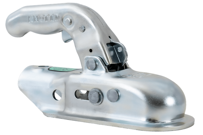 Attelage à boule KNOTT KK14-B pour remorque de 1400kg avec timon tubulaire de 45mm