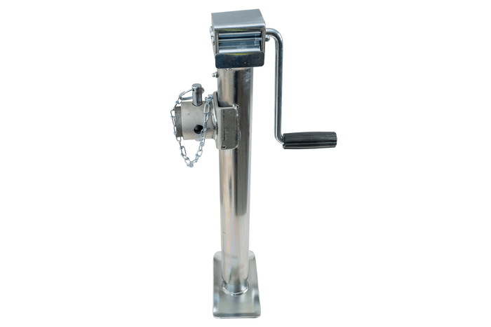 Kit complet de manivelle de levage TJ5002 + adaptateur TJ5002A UNITRAILER pour remorque 1300kg