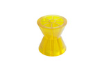 Diabolo étrave, rouleau de quille KNOTT PVC jaune pour remorque bateau 