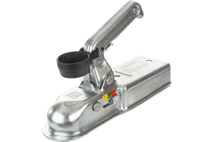 Attelage à boule WINTERHOFF WW8-H pour remorque 800kg avec timon carré de 70mm