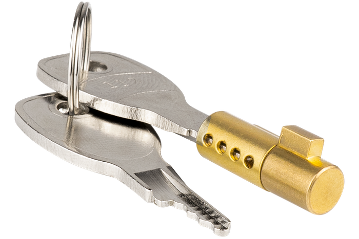 Serrure, insert antivol de tête d'attelage remorque UNITRAILER