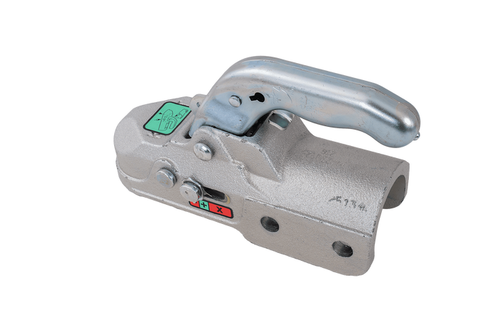 Attelage à boule KNOTT K35-C pour remorque de 3 500 kg avec timon tubulaire de 60 mm, en fonte 