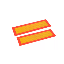 Lot de deux plaques d'identification pour véhicules longs HERMON "LAWETA" 100x300mm