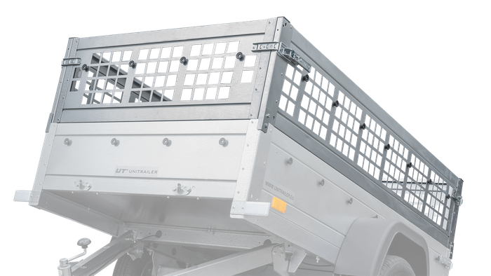 Ridelles grillagées pour la remorque UNITRAILER GARDEN TRAILER 200 KIPP