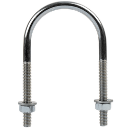 Boulon en U rond M6 avec écrous et rondelles 43/82