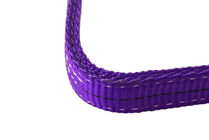 Élingue, sangle de levage HEFFA 1 m/30 mm/1 t avec boucles