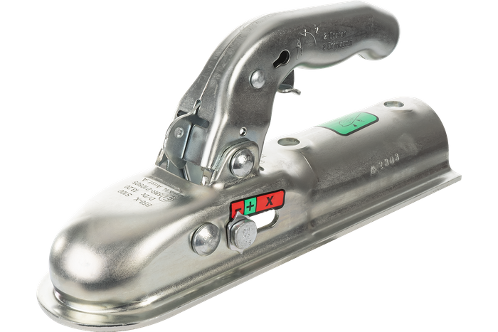 Attelage à boule KNOTT K14-A pour remorque de 1400kg avec timon tubulaire de 50mm