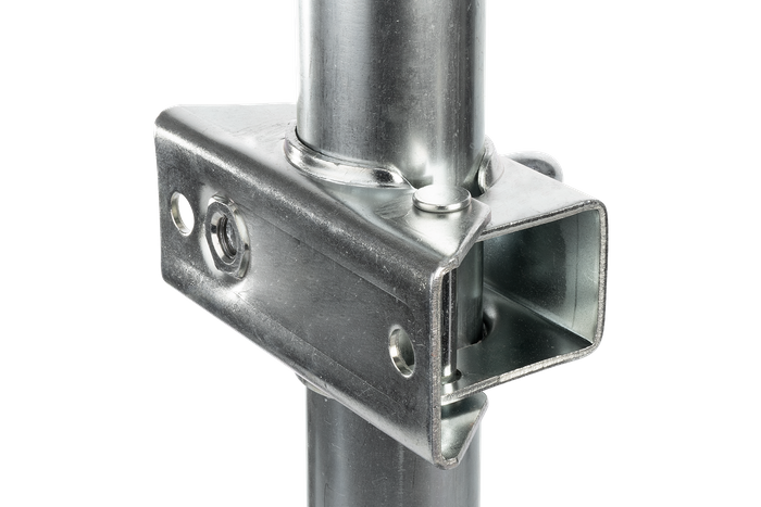 Roue jockey avec collier Unitrailer pour remorque 150 kg LB 48 mm 