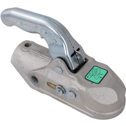 Attelage à boule KNOTT K35-A pour remorque de 3 500 kg avec timon tubulaire de 50 mm, en fonte