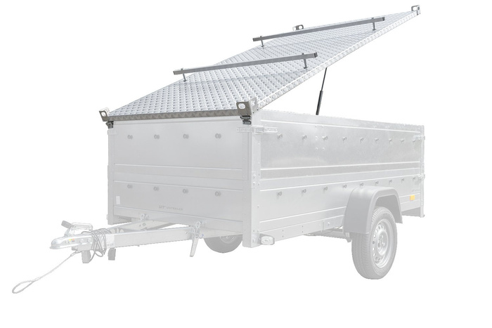Capot de remorque UNITRAILER GARDEN TRAILER 230 KIPP avec cylindres / serrure à clé