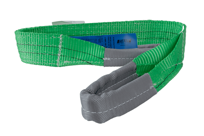 Élingue de levage HEFFA 1 m/60 mm/2 t avec boucles