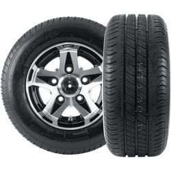 Kit de deux roues renforcées pour remorque PNEU LINGLONG 195/55 R10C 98/96N ALU UNITRAILER JANTE 6Jx10" 5x112 ET:-4
