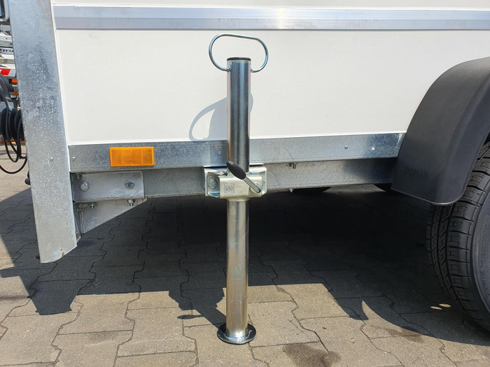 Jeu: Béquille de stationnement remorque RSR 48-600 Winterhoff avec collier 48 mm