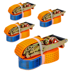 Kit de quatre sangles de transport avec tendeur UNITRAILER 6m/50mm/5t