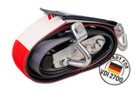 Sangle de transport, d'arrimage pour dépanneuse HEFFA CARLINE 130, pour roues 2,8 m/50 mm/5 t VDI 2700