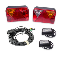 Kit éclairage : feux arrière DOBPLAST + feux de gabarit LED DOBPLAST + faisceau MANTES 7m, 7 broches