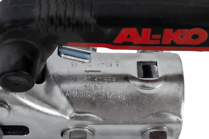 Attelage à boule AL-KO AK161 pour remorque de 1600kg avec timon tubulaire de 50mm