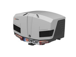 Towbox V3 Grey LED Edition - coffre à bagages monté sur attelage