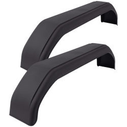 Jeu de deux garde-boue jumelés pour remorque 14-15" DE HAAN THMK 22155 passages de roues 1550/220mm