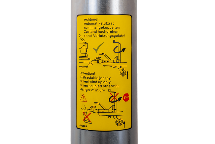 Roue jockey ATK60 KNOTT 350 kg 60 mm