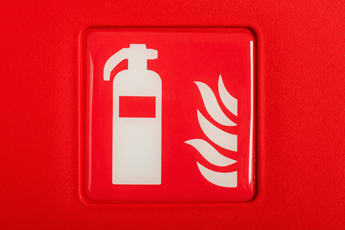 Coffret extincteur 6 kg DAKEN 82020 ADAMANT 671x310x247mm rouge