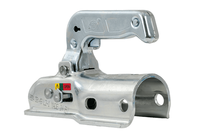 Attelage à boule STEELPRESS BC-1200C pour remorque de 1200 kg avec timon tubulaire de 50 mm