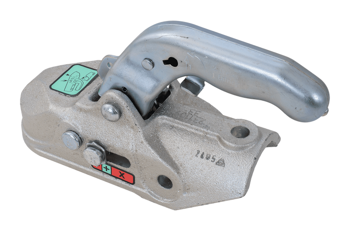 Attelage à boule KNOTT K27-B pour remorque de 2 700 kg avec timon tubulaire de 45 mm, en fonte 