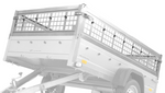 Rehausses de ridelles grillagées pour Garden Trailer 230 KIPP