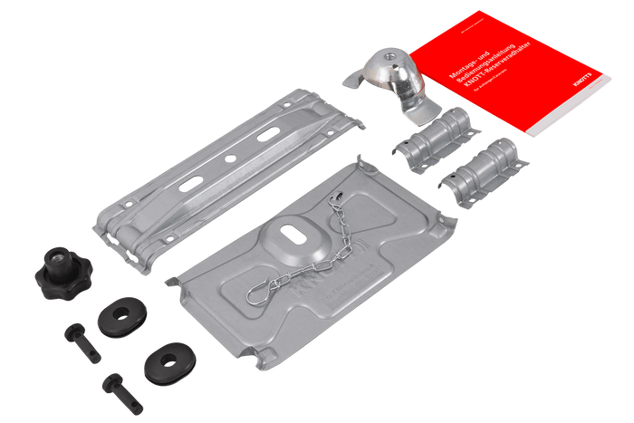 Support de roue de secours KNOTT pour caravanes 1475-1850 mm