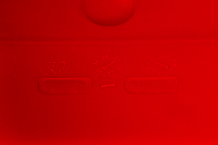 Coffret extincteur 6 kg DAKEN 82020 ADAMANT 671x310x247mm rouge