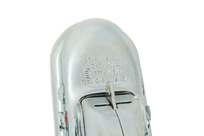 Attelage à boule KNOTT KQ14-B pour remorque 1400 kg avec timon carré de 60 mm