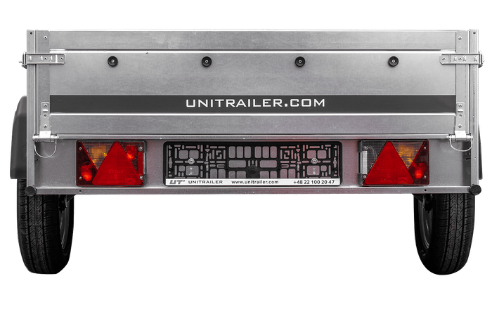 Remorque pour auto 230 x 125 cm Garden Trailer 230 KIPP