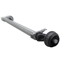 Essieu freiné AL-KO COMPACT pour remorque / dépanneuse 1350kg 1510mm 1880mm 5x112