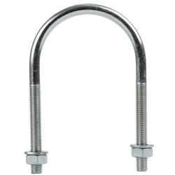 Étrier rond M10 avec écrous et rondelles 77/138