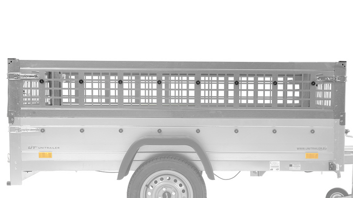 Rehausses de ridelles grillagées pour Garden Trailer 230 KIPP