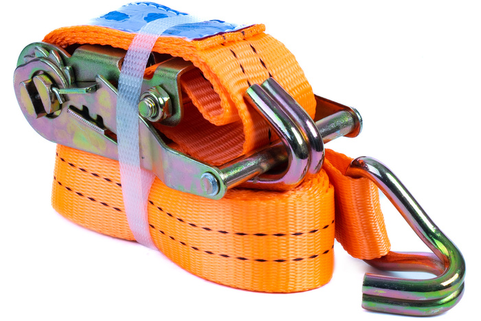 Kit de quatre sangles de transport avec tendeur UNITRAILER 4m/25mm/1t