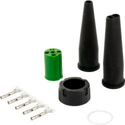 Connecteur baïonnette en 5 broches vert ASPÖCK pour feux arrières