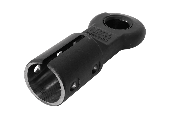 Anneau d'attelage de remorque à œil KNOTT KK6220S pour remorque de 3500 kg avec timon tubulaire de 60 mm