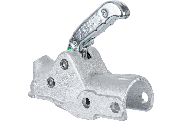 Attelage à boule AL-KO AK351 pour remorque 3500kg avec timon tubulaire de 60mm, fonte