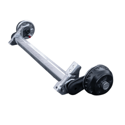 Essieu freiné AL-KO COMPACT pour remorque/dépanneuse 1350kg, 110mm, 1550mm, 5x112