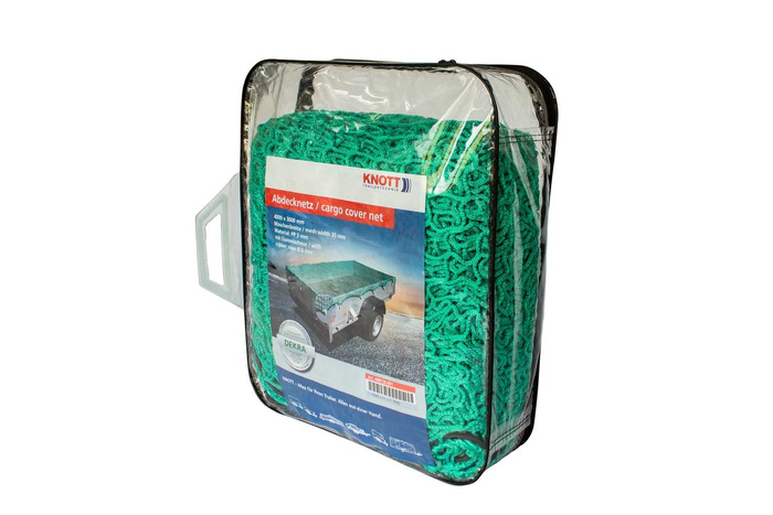 Filet de transport pour remorque KNOTT 1500x2700 avec cordon élastique