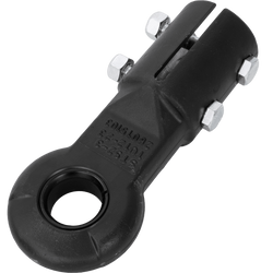 Anneau d'attelage de remorque à œil KNOTT KK6220S pour remorque de 3500 kg avec timon tubulaire de 60 mm