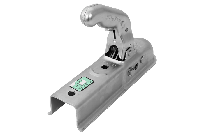 Attelage à boule KNOTT K7.5-K pour remorque de 750 kg avec timon carré de 50 mm