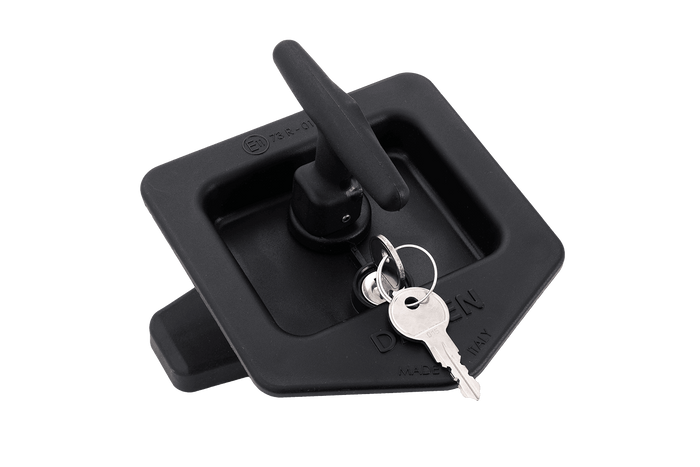 Serrure DAKEN 89010 avec poignée pour coffre à outils WELVET