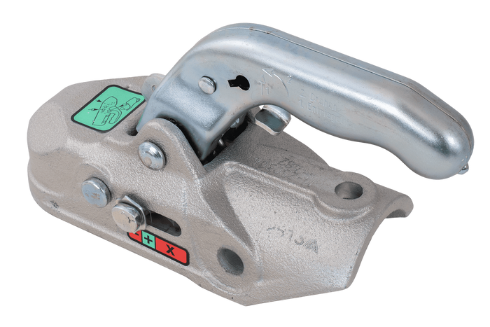 Attelage à boule KNOTT K35-A pour remorque de 3 500 kg avec timon tubulaire de 50 mm, en fonte